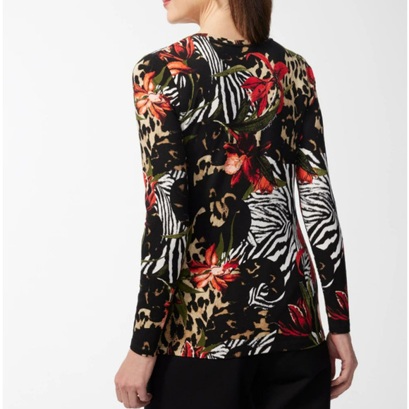 Chico's Touch of Cool Paradise Layering Tee Top Size XL / 3 Soft Stretch - Picture 5 of 8